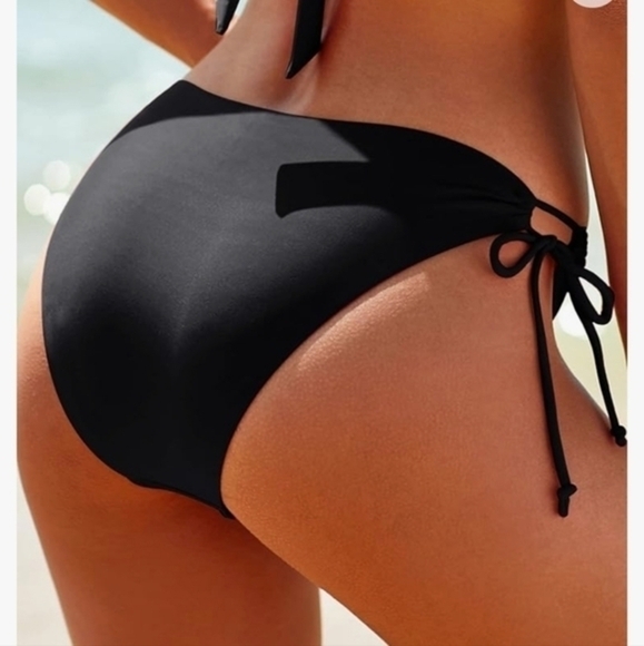 Verdusa women's side tie swim bottoms in like new condition. Bottoms only. Large - Picture 2 of 3